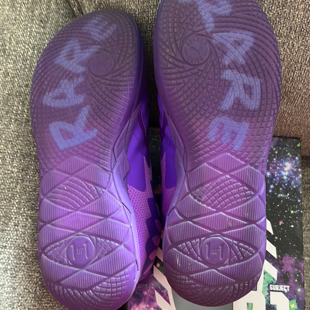 Puma Lamelo Ball Purple Basketball Sneakers - Picture 4 of 4